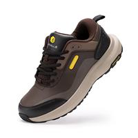FitVille Mens Extra Wide Fit Walking Hiking Shoes Lightweight Casual Trainers Non-Slip Sneakers for Outdoor Trekking Camping Climbing