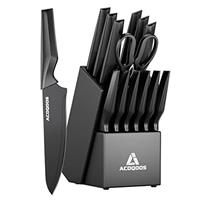 ACOQOOS Knife Set with Block