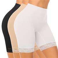 SIHOHAN Womens Anti Chafing Shorts Chub Rub Shorts Lace Slip Short Seamless Long Briefs for Under Dresses Skirts