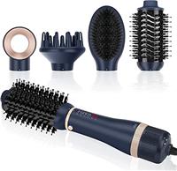 4 IN 1 Hairdryer Hot Air Brush Set, PARWIN PRO BEAUTY Styler Set, Hairdryer Brush With 4 Attachments For Drying, Smoothing, Volume And Styling, Ion Care, 1000 Watts