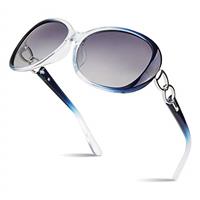 Polarised Sunglasses Womens Trendy Oversized Ladies Shades UV400 Protection Retro CAT3 Sun Glasses