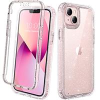 Diaclara Designed for iPhone 15 phone Case, Full Body Rugged Case with Built-in Touch Sensitive Anti-Scratch Screen Protector, with Camera Lens Protector for iPhone 15 6.1" (Frosted Clear)