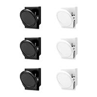 LUCTHY Fridge Magnets Clips, Strong Whiteboard Magnets Coloured Magnetic Clips Scratch-Resistant for Kids and Adults