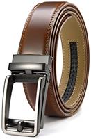 CHAOREN Ratchet Belt - Mens Dress Belt 1 3/8" Comfort Click - Micro Adjustable Fit Everywhere