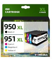 LxTek 603XL Compatible Ink Cartridge Replacement for Epson 603 XL for XP-4100 XP-3100 XP-2100 XP-2105 XP-4105 XP-3105 Workforce WF-2830 WF-2850 WF-2835 WF-2810 (Black Cyan Magenta Yellow4-Pack)