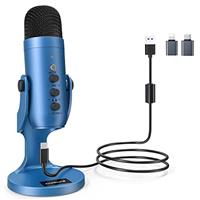 zealsound USB Microphone, Cordioid Condenser Microphone for Phone PC Gaming Podcast Streaming Vocal Recording, K66 series