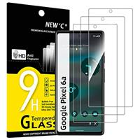 NEW'C 3 Pack Designed for Google Pixel 9 Pro XL Screen Protector Tempered Glass,Case Friendly Ultra Resistant