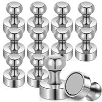 MIN CI Neodymium Magnets Magnetic Push Pins, Mini Magnets Strong Round Fridge Magnets for Whiteboard, Crafts, Office, Map, Photo