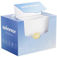Winner Face Towels, 100% USA Cotton Disposable Face Towel, Unscented Face Towelettes, Ultra Soft Makeup Remover Dry Wipes, Durable Facial Towels for Skin Cleaning