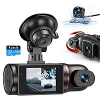 Kussla Dash Cam 1080P FHD Dashcam with SD Card, 3IPS Screen Car Camera Dash Camera with Night Vision