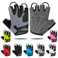 WESTWOOD FOX Cycling Gloves Half Finger Unisex Padded Grips Palm Bicycle Summer Riding MTB Bike Gloves for Men Women Non-Slip Fingerless Short Mountain Bike Ride Sports Hiking Mitts Climbing Gym