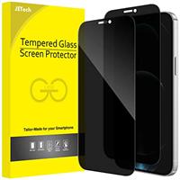 JETech Privacy Full Coverage Screen Protector for iPhone 12/12 Pro 6.1-Inch, Anti-Spy Tempered Glass