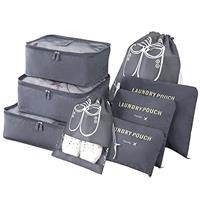 Vicloon Multifunction Packing Cubes - 8 PCS Organizer Packing Bags for Suitcase, Travel Essentials with Shoe Bag, Storage Accessories