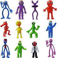 NILUTO 12 Pcs Rainbow Friends Gaming Action Figures, Gift for Kids Halloween Thanksgiving Christmas Birthday Gifts for Kids Gifts Party Supplies (PT22-01)