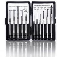 11 Pcs Mini Screwdriver Set, Eyeglass Repair Precision Screwdriver for Laptop, Switch, PS4, Xbox, MacBook, iPhone, Ring Doorbell, Watch, Glasses, etc