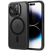 ESR Classic Hybrid Magnetic Case with HaloLock, Compatible with iPhone 14 Pro Case, Compatible with MagSafe, Shockproof Military-Grade Protection, Scratch-Resistant Back, Frosted Black