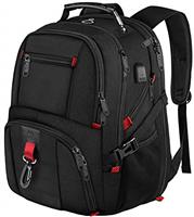 MATEIN Extra Large Backpack 55L, 18.4 Inch Travel Laptop Backpack for Men Water Resistant Work Bag with USB Charging Port, Heavy Duty Big Business Computer,College School Rucksack, Black