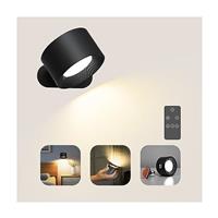 Coollamp Wall Light, Indoor Wall Lamp with 3 Brightness Levels 3 Color Lighting Touch Control, Batte