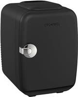 CROWNFUL Mini Fridge, 4 Liter 6 Can Portable Cooler and Warmer, Personal Fridge for Skin Care, Cosmetics, Food, Great for Bedroom, Office, Car, Dorm, ETL Listed (Blue)