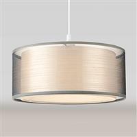 FRIDEKO HOME Modern Light Shade Ceiling - 2 Tier Lampshade for Ceiling Lights, Bedroom Lights Ceiling Lamp Shades for Living Rooms,Hallways,Bedroom