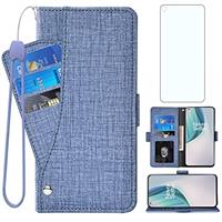 Asuwish Compatible with Google Pixel 5 Wallet Case Tempered