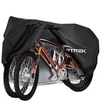 Toptrek Bike Cover - Outdoor Waterproof Bicycle Cover with Lock Holes, Anti Rain UV Protection, Fits Mountain, Road & E-bikes