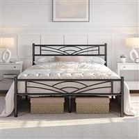 Yaheetech Metal Bed Frame with Cloud-inspired Design