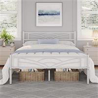 Yaheetech Metal Bed Frame with Cloud-inspired Design