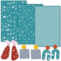 Silk Screen Stencils for Polymer Clay, 3 PCS Reusable Silksc