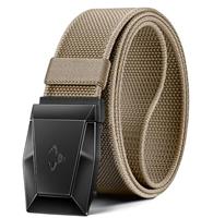 BULLIANT Tactical Belt for Men, Military Hiking Rigger Heavy Duty Nylon Web Work Belt 1.5" with Quick Release Metal Buckle
