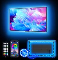 LED Strip Lights with Remote Dreamcolor USB Led Strip Lights DAYMEET RGBIC Color Changing Lights Bluetooth Music Sync App Control Timing Non-waterproof Rainbow Led Light Strip for Bedroom Living Room Decorations