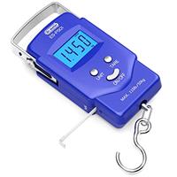 Dr.meter Luggage Scale (PS01), Fishing Scales Digital with Hanging Hook, Measuring Tape, Backlit LCD Display, Portable Suitcase Scales, 2 AAA Batteries Included, Fishing Gifts for Men
