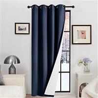 Deconovo Blackout Curtains 72 Drop Pair, Thermal Insulated T
