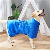 Zorela Dog Drying Coat, Microfibre Dog Towel Robe Super Absorbent Dog Drying Robe, Super Soft Dog Bathrobe Dog Robes for Drying Dogs, Fast Drying Dog Dressing Gown for After Bath Beach