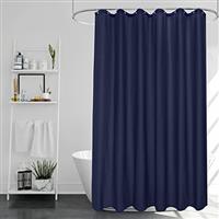 EurCross White Polyester Shower Curtain Mould proof, Water repellant