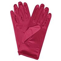 Lansonee 1 Pair Short Satin Gloves Women's Gown Gloves Vinta