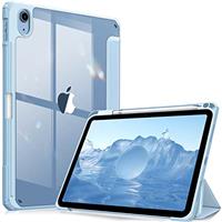 FINTIE Hybrid Case for iPad (A16) 11th Generation 11 Inch (2025), iPad 10th Generation 10.9 Inch (2022) - [Ultra Slim] Shockproof Clear Cover w/Built-in Pencil Holder, Auto Wake/Sleep,