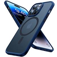 TORRAS Magnetic Guardian for Max Case[Shockproof Beyond 12FT Military][Compatible with MagSafe& Fast Charging], Slim Translucent Protective Phone Case