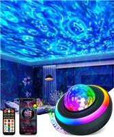 Galaxy Projector, 8 Nebula Modes Planet Star Night Light Projector with Remote Control, 360 Adjustable Ceiling Starry Star Light for Kids Teen Bedroom/Party/Home, White