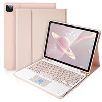SOPPY Bluetooth Keyboard Case for iPad 10.2-inch (7th/8th/9th Gen) 10.9-inch (10th Gen) 11-inch (Pro/Air), Detachable Keyboards with Built-in Pencil Slot, Rechargeable Wireless Protective Cover