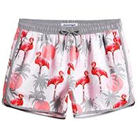 MaaMgic Mens 5" Short 70s 80s 90s Vintage Swim Trunks Quick Dry Bathing Suits Swimming Shorts Swimsuits Board Shorts