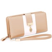 GOIACII Purses for Women Large Leather Ladies Wallets RFID B