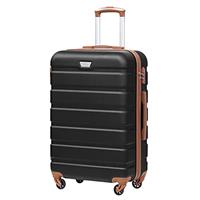 COOLIFE Suitcase Trolley Carry On Hand Cabin Luggage Hard Shell Travel Bag Lightweight with TSA Lock and Durable 4 Spinner Wheels