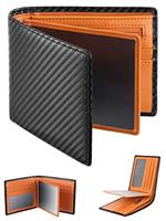 GSG SINCE 1998 Men's Wallets Slim Genuine Leather RFID Blocking Wallet Wallets for Men UK with Coin Pocket, 14 Card Slots, 2 Banknote Compartments, 2 ID Windows,Mens Wallets with Gift Box 22102