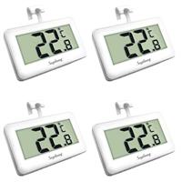 Fridge Thermometer Digital Refrigerator Thermometer, Suplong Digital Waterproof Fridge Freezer Thermometer With Easy to Read LCD Display