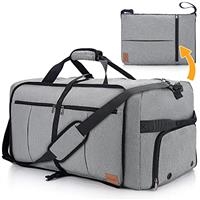 Urtala Travel Duffel Bag for Men & Women, Large Holdall Bag Foldable Weekend Overnight Bag with Shoe Compartment & Shoulder Strap, Lightweight Waterproof