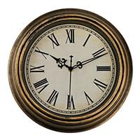 DIYZON Round Classic Wall Clock Silent Non Ticking Extra Large Quality Quartz Clock, Decorate Clock Battery Operated, Easy to Read for Home Kitchen Living/Restaurant