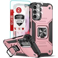 LeYi for Samsung Galaxy A14 4G 5G Case with 2 Tempered Glass