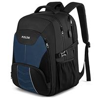 PUSLOM Extra Large Backpack for Men, Travel Laptop Backpack Work Bag with USB Charging Port Big Business Flight Approved Heavy Duty Computer Rucksack for Men Women College School