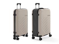Rollink Flex Spinner 360 Fully Collapsible Suitcase - Hardshell, Silent Double Spinner Wheels, Scratch, Water & Impact Resistant Luggage